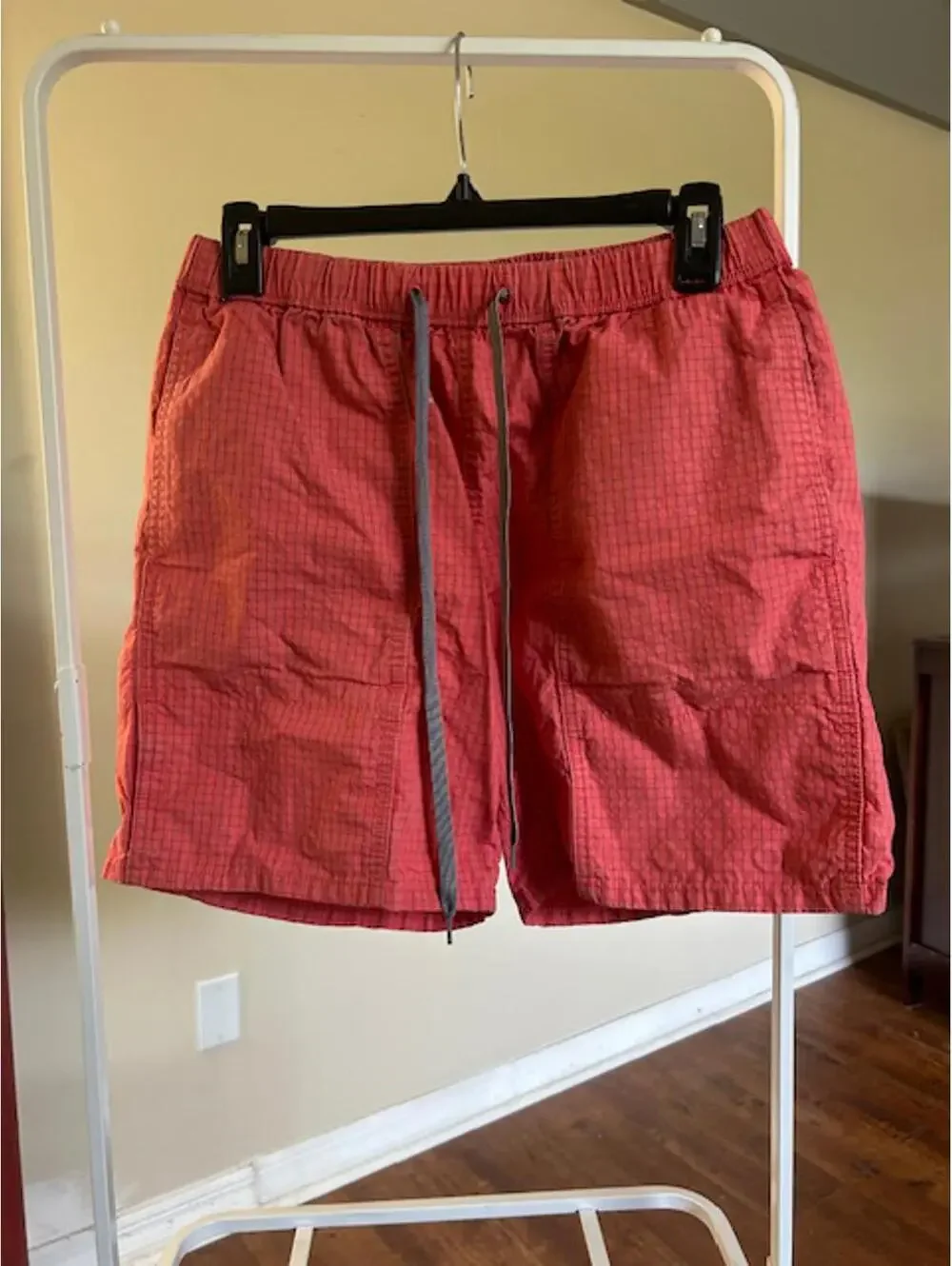 J. Crew Men's Red Checkered Casual Shorts Size S